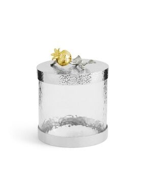 Michael Aram Pomegranate Silver & Gold Canisters